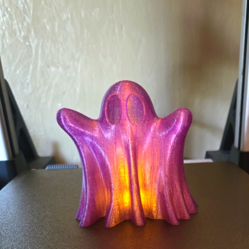 SUummerween Purple Ghost Figurine